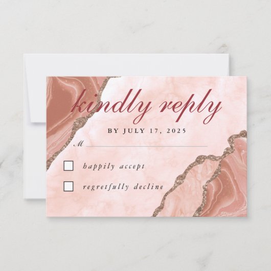 Cartons Réponse Crème moderne Agate de couleur noire Douce Parties (Devant)