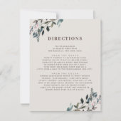 Cartons Réponse Crest jardin | Eggshell | Infos Mariage (Devant)