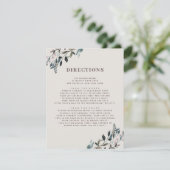 Cartons Réponse Crest jardin | Eggshell | Infos Mariage (Debout devant)