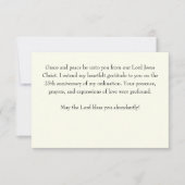 Cartons Réponse Croix celtique Rose Merci (Devant)