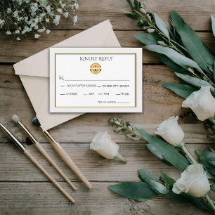 Cartons Réponse Croix d'or et Mariage catholique de Chalice