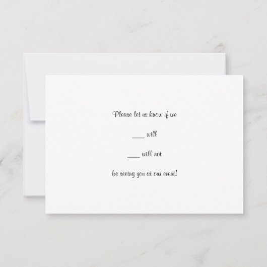 Cartons Réponse Customise-Le ! Base Motif solide (Dos)