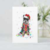 Cartons Réponse Cute Schnauzer (Debout devant)