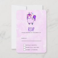 Cute Unicorne dans les lunettes en forme de coeur