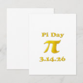 Cartons Réponse Cutie 3.14 Pi Day (Devant / Derrière)
