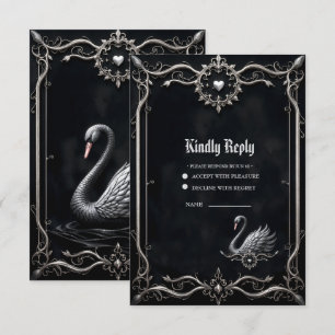 Cartons Réponse Cygne Éternel de l'Amour, Forever Commence Ici