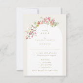 Cartons Réponse dainty romantique arche fleurie printemps jardin m (Devant)