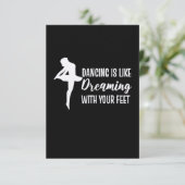 Cartons Réponse Danser Est Comme Rêver (Debout devant)