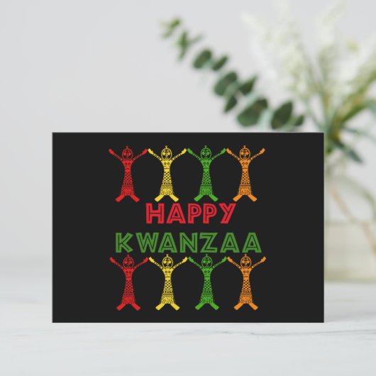 Cartons Réponse Danseurs Kwanzaa (Debout devant)