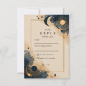 Cartons Réponse Dark Astrology Wedding (Devant)