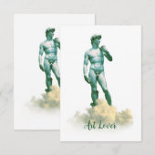 Cartons Réponse David dans les nuages (Devant / Derrière)
