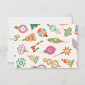 Cartons Réponse décoration d'ornements de sapin de Noël  (Dos)