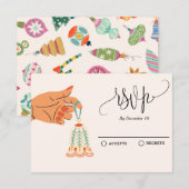 Cartons Réponse décoration d'ornements de sapin de Noël  (Devant / Derrière)