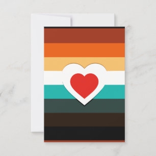 Cartons Réponse Dégradé du coeur
