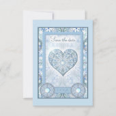 Cartons Réponse Dentelle en céramique bleu clair (Devant)