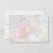 Cartons Réponse *~*Dentelle florale Vintage Mariage romantique (Dos)