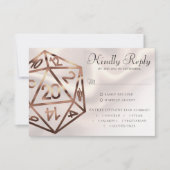 Cartons Réponse Dés de vidage RPG | Table de luxe en chèvre Gamer  (Devant)