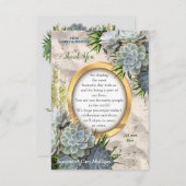 Cartons Réponse Des teintes succulentes de blues pâles (Devant / Derrière)