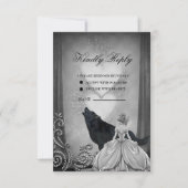 Cartons Réponse Design élégant et sombre (Devant)