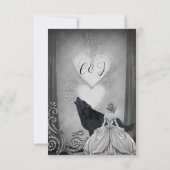 Cartons Réponse Design élégant et sombre (Dos)