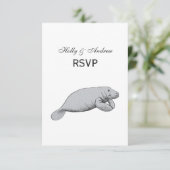 Cartons Réponse Dessin vintage Manate (Debout devant)