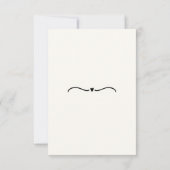 Cartons Réponse Dessiné ensemble Mariage (Dos)