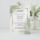 Cartons Réponse Détails Abstraits de l'or de l'armature routée (Debout devant)