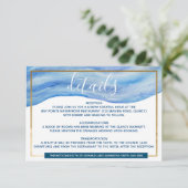 Cartons Réponse Détails de l'aquarelle d'élégance côtière (Debout devant)