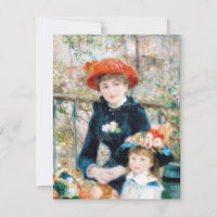 Deux Sisters, On the Terrace Auguste Renoir