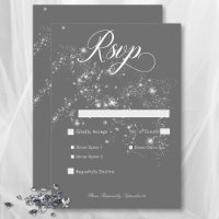 Dîner minimaliste moderne Gris & Blanc Diamants Gl