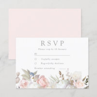 Divine Blush & Blanc Floral Mariage moderne