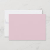 Cartons Réponse Divine rose rose Mariage (Dos)