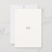 Cartons Réponse Doodle de voiture tiré à la main Mariage moderne (Dos)