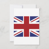 Cartons Réponse Drapeau Union Jack Mariage britannique (Dos)