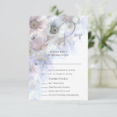 Cartons Réponse Dreamy Pastel Peonies Floral  (Debout devant)