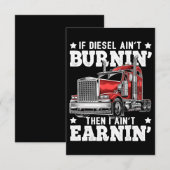 Cartons Réponse Drôle Trucker Trailer Truck Driver Don (Devant / Derrière)