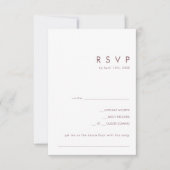 Cartons Réponse Dusty Boho | Demande de chansons Rose et violet (Devant)