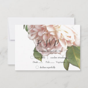 Cartons Réponse Dusty Ivory Rose