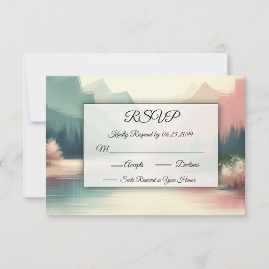 Cartons Réponse Echos doux des montagnes (Devant)