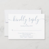 Cartons Réponse Éclairage à cordes bleu foncé Choix du repas (Devant)