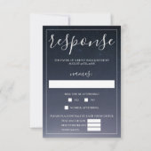 Cartons Réponse Écrit dans les étoiles Mariage ciel de nuit (Devant)