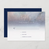 Cartons Réponse Écrit dans les étoiles Starry Mariage de nuit (Devant / Derrière)