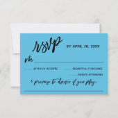 Cartons Réponse Écriture manuscrite décontractée avec demande de c (Devant)