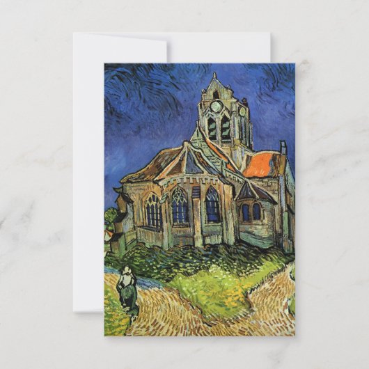 Cartons Réponse Eglise d'Auvers par Vincent van Gogh Mariage (Devant)