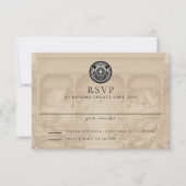 Cartons Réponse Egypt Passport Wedding Response Card (Devant)