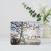 Cartons Réponse Eiffel Tour Printemps Lever de soleil (Debout devant)