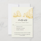 Cartons Réponse El Arco Cabo San Lucas Kindly Reply | Meal Options (Devant)