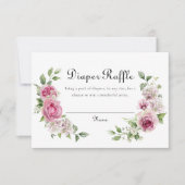 Cartons Réponse Élégant Baby shower rose caramel (Devant)