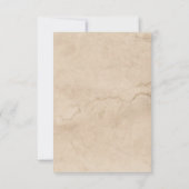 Cartons Réponse Élégant Baptême chrétien orthodoxe Feuille (Dos)