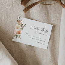Élégant Boho Terracotta Mariage floral